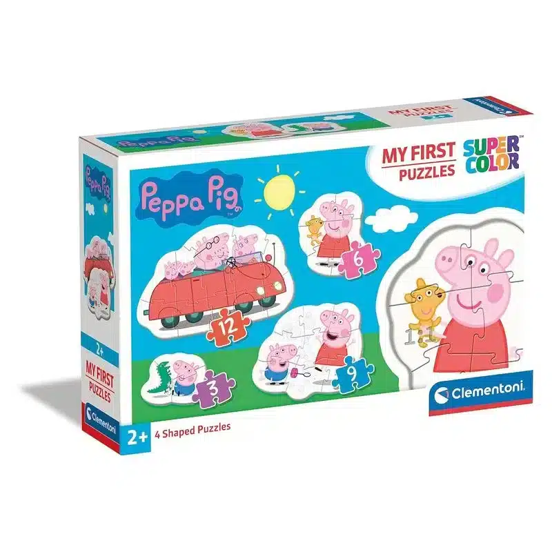 Puzzle infantil Peppa Pig progresivo 3-6-9-12 piezas Clementoni 20829