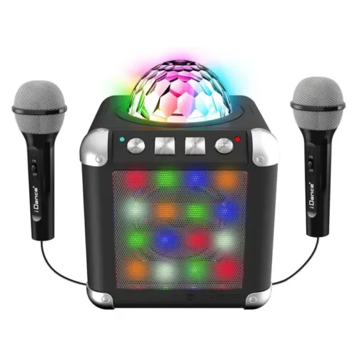 Karaoke 2 micrófonos amplificador Disco Ball compatible apps 00360 CEFA