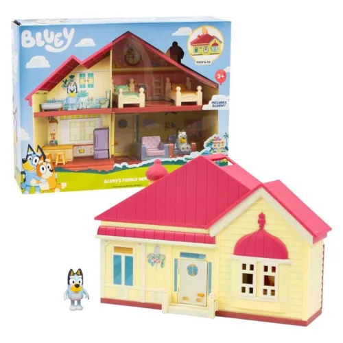 Bluey Playset Casa Familiar con Figura y Accesorios Famosa BLY04000