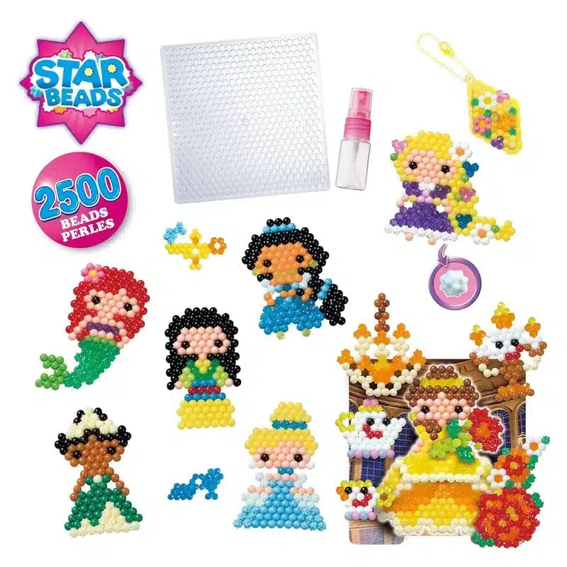 Aquabeads cubo princesas disney creatividad star beads 31773 EPOCH - Imagen 2
