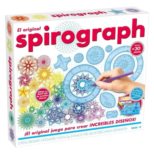 Kit dibujo y manualidades Spirograph con 30 piezas 80979 WORLD BRANDS