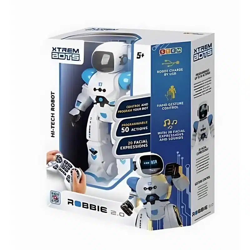 Robot Robbie 2.0 radio control Xtrem programable 50 acciones XT3803295 WORLD - Imagen 2