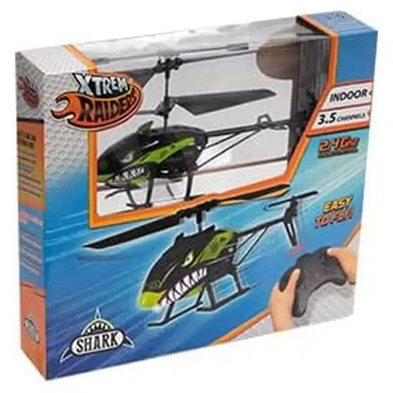 Helicóptero Shark radio contol Xtrem Raiders 3,5 canales XT2803072 WORLD BR - Imagen 3