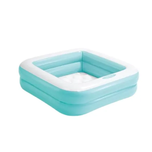 Piscina infantil de bebé verde en forma de cuadrado 57100-VD INTEX