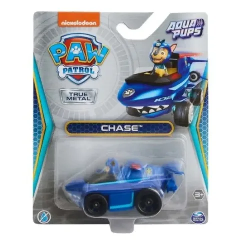 Vehículo Chase Aqua policía metal Patrulla Canina 1:55 6065501 Spin Master