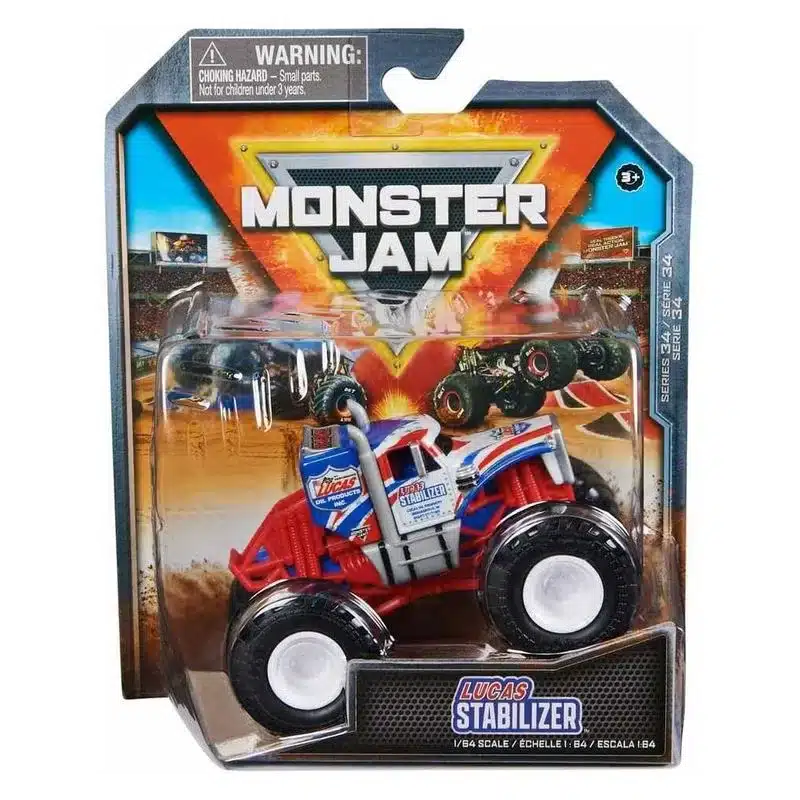 Monster Jam Estabilizador Lucas serie 34 escala 1:64 6044941-LUCASSTA34 - Imagen 2
