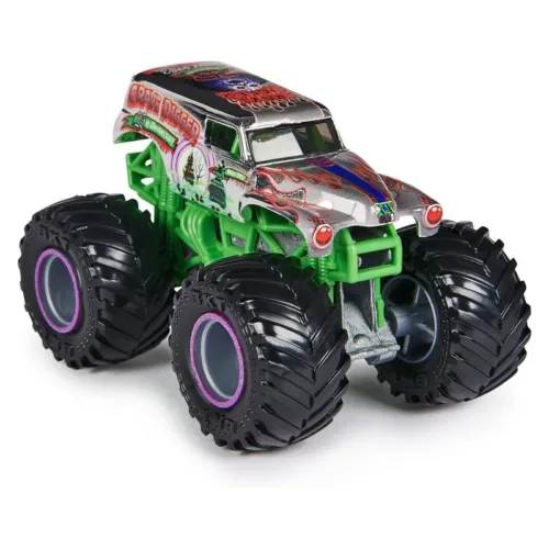 Monster Jam 25 aniversario Chrome Grave Digger serie 34 6044941-GRAVEDIG34