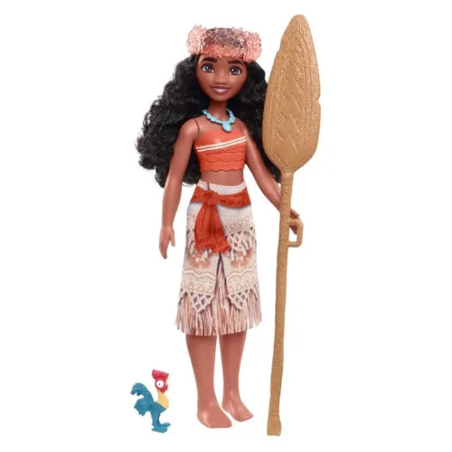 Muñeca Princesas Disney Vaiana y Heihei con accesorios HPG72sHLW34 MATTEL