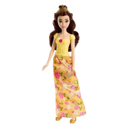 Muñeca Princesa Disney Bella con tiara 30cm HLX31sHLX29 MATTEL
