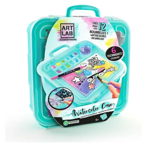 Súper maletín de acuarelas Art Lab con seis técnicas ART012 CANAL TOYS