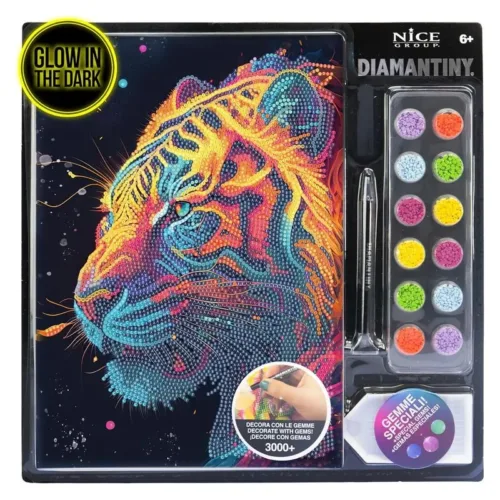Diamantiny Tigre para decorar por números con gemas 96026s96020s96600