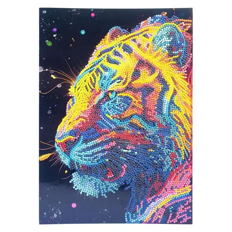 Diamantiny Tigre para decorar por números con gemas 96026s96020s96600 - Imagen 2