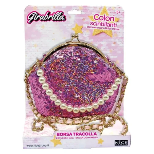 Bolso monedero Girabrilla rosa con lentejuelas 19132s19131 NICE