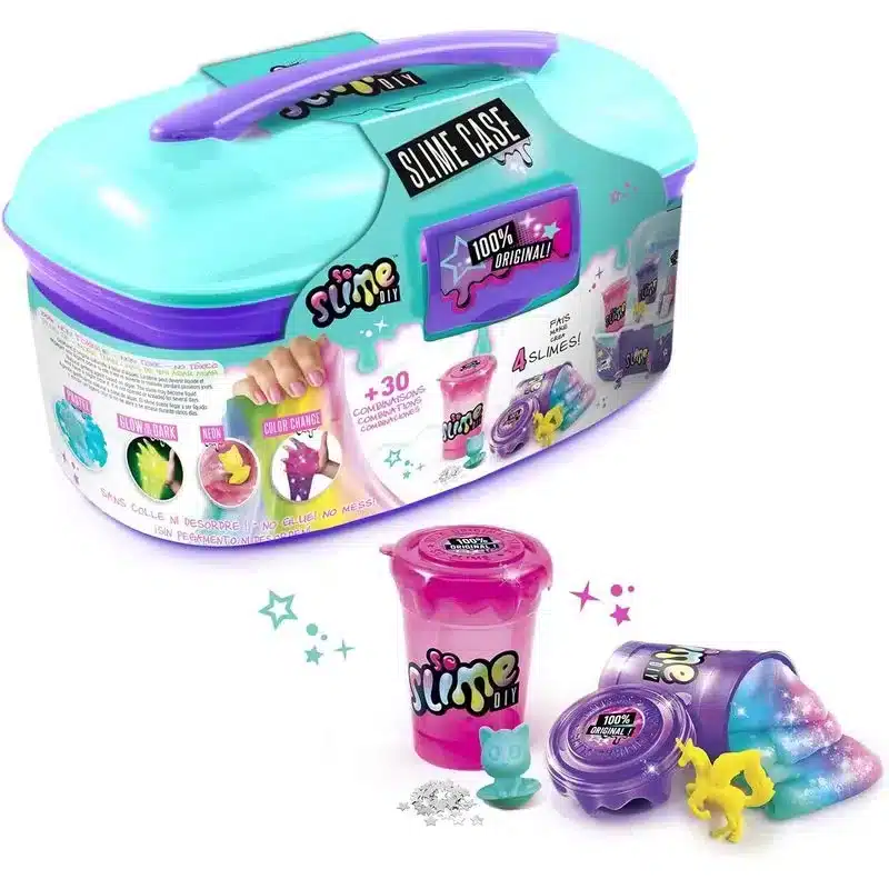 Mini maletín So Slime brilla en la oscuridad y cambia color SSC049 CANAL TOYS