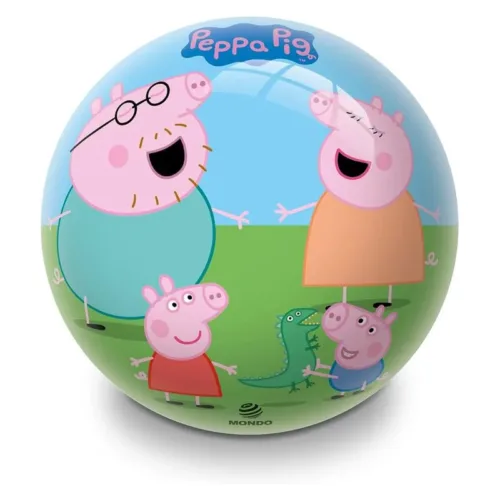 Pelota de plástico 23cm Peppa Pig y su familia 26030-01S012 UNICE