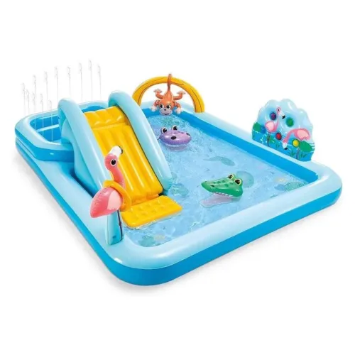 Centro de Juegos Acuáticos Hinchable Aventura en la Jungla Intex 57161