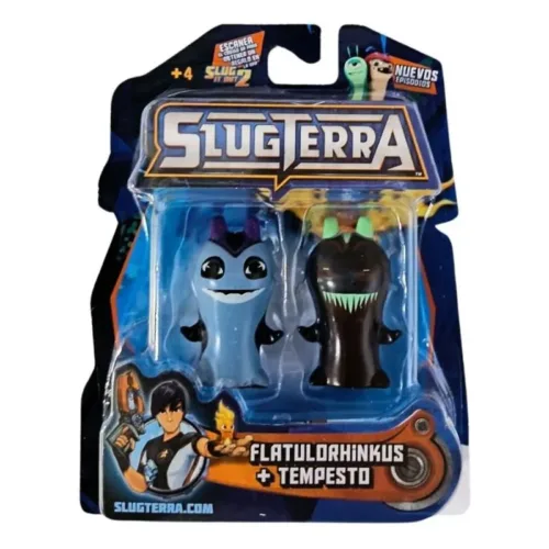 Slugterra pack Flatulorhinkus y tempesto serie 1 con 2 figuras 64410003-FLTE BIZAK