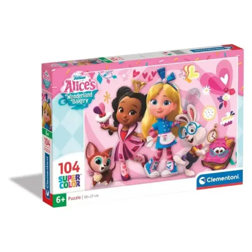 Puzzle Infantil 104 Piezas Alice’s Wonderland Bakery Clementoni 25751
