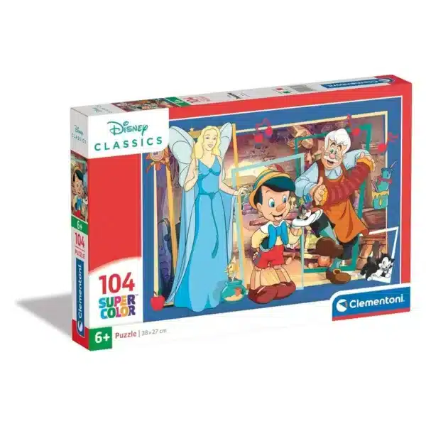 Puzzle Infantil 104 Piezas Pinocho Clásicos Disney Clementoni 25756 ...