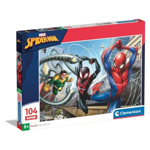 Puzzle Infantil 104 Piezas Marvel Spiderman Clementoni 25778
