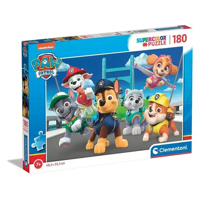 Puzzle 180 Piezas Supercolor Patrulla Canina Clementoni 29780