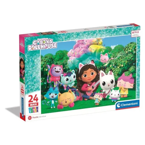 Puzzle Gabby Dollhouse maxi 24 piezas super color 28520 CLEMENTONI