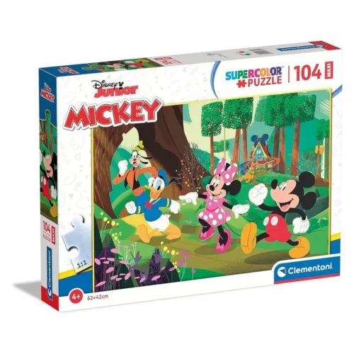 Puzzle Mickey y sus amigos Maxi 104 piezas 62×42 23772 CLEMENTONI
