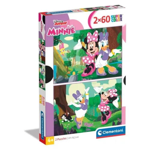 Minnie 2 puzzles de 60 piezas de 27 x 18.5 cm 24815 CLEMENTONI