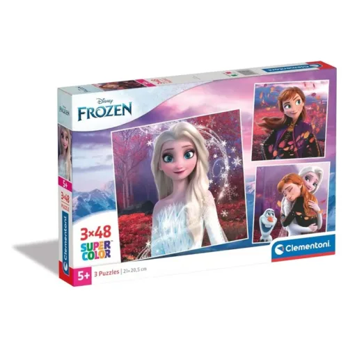 Puzzle Disney Frozen 2 tres puzzles de 48 piezas 25297 CLEMENTONI