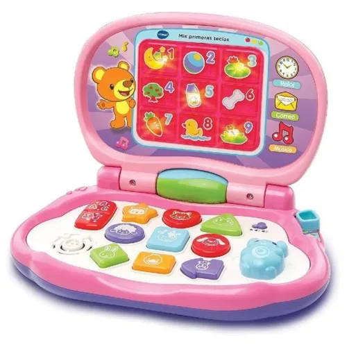 Ordenador infantil Mis primeras teclas rosa 80-191257 VTECH
