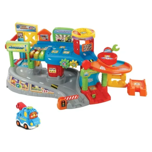 Tut Tut Bólidos Garaje multitaller con Capicúa la grúa 80-512722 VTECH