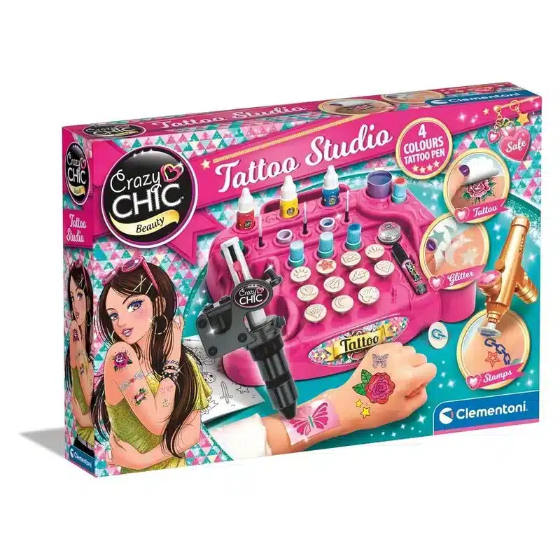 Tattoo Studio de Crazy Chic Beaty juego infantil 18602 CLEMENTONI