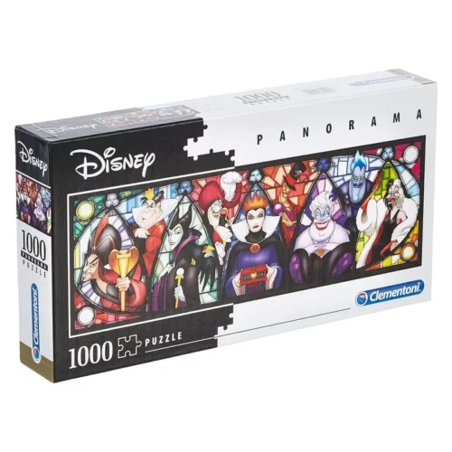 Puzzle Disney Villanos panorámico 1000 piezas 39516 CLEMENTONI
