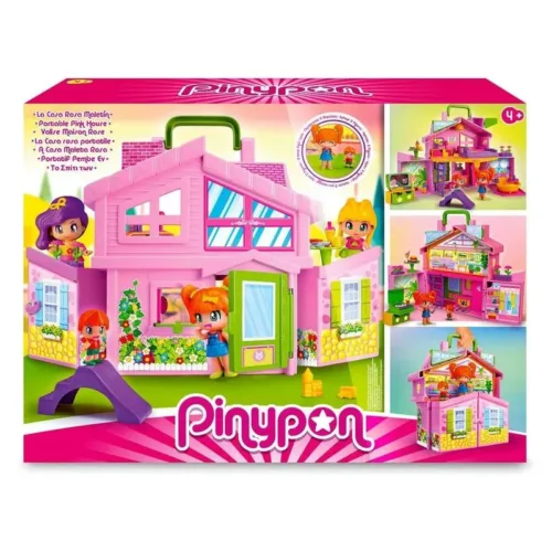 Pinypon Casa Maletín Plegable Rosa con Accesorios Famosa 7,17012