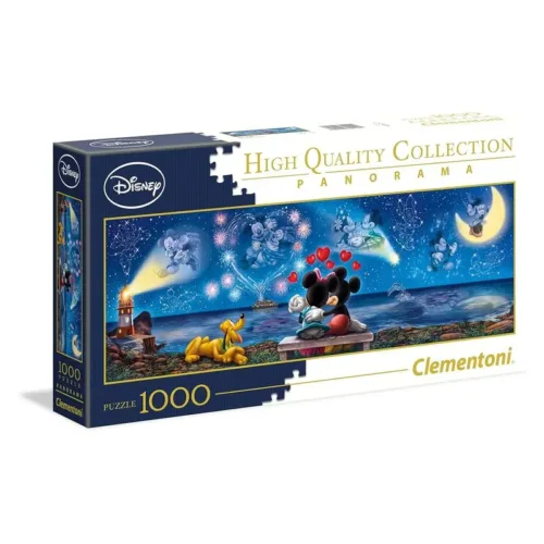 Puzzle Mickey Disney panorámico 1000 piezas 39449 CLEMENTONI