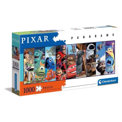 Puzzle Pixar Disney 1000 piezas panorámico 39610 CLEMENTONI