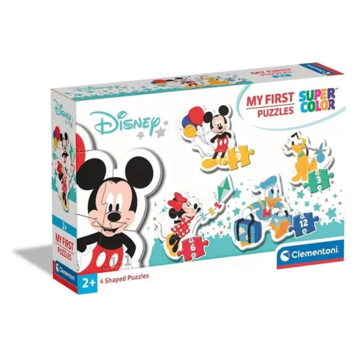 Mi Primer Puzzle progresivo hasta 12 piezas Mickey Mouse 20819 CLEMENTONI