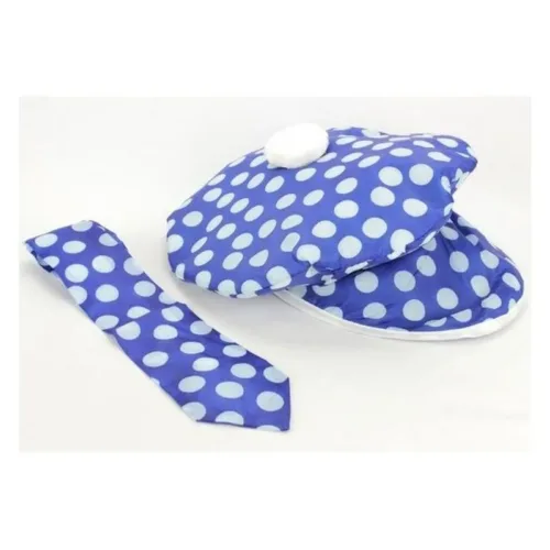 Set Boina y Corbata Azul con Lunares 4798 FROGY