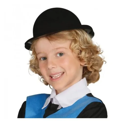 Bombin Infantil Flocado Negro 13345 GUIRCA