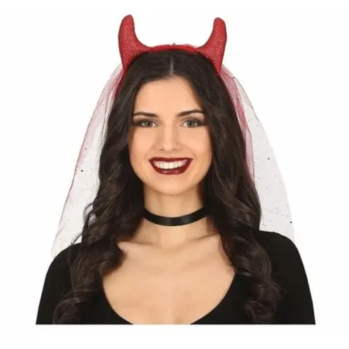 Diadema para el pelo diabla velo con novia 16290 GUIRCA