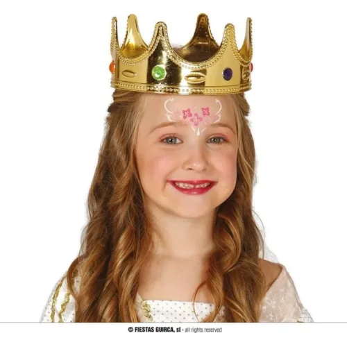 Corona de reina infantil complemento disfraz 16312 GUIRCA