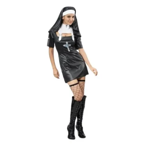 Disfraz de monja traviesa adulta talla única 86742-U FENTOYS