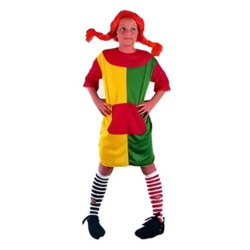 Disfraz infantil de Pipi Calzitas talla 4-6 años 88886-S FENTOYS