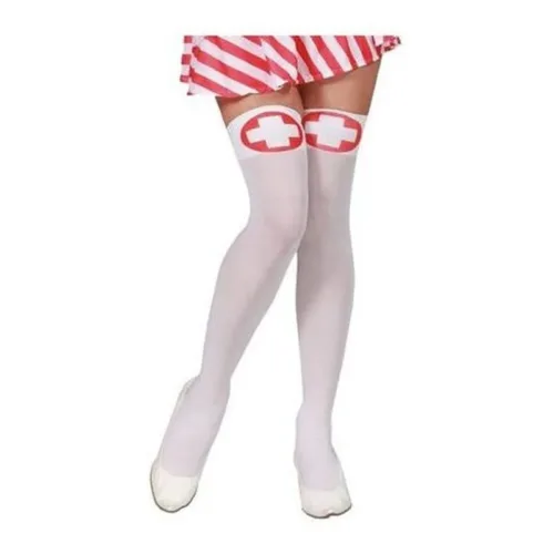 Medias de enfermera complemento para disfraz 18014 GUIRCA