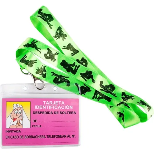 Tarjeta de identificación despedida de soltera 2566 FEMARVI