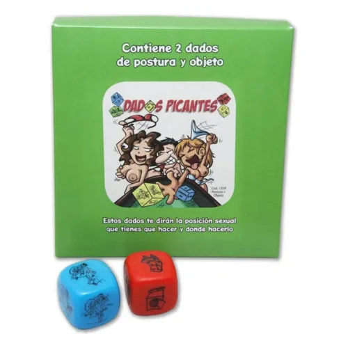 Dados picantes con dos dados y objeto 81359 EURO FIESTAS