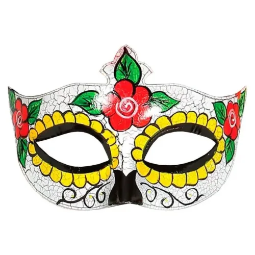 Máscara para mujer del día de muertos disfraces 12907 GUIRCA