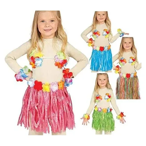 Conjunto hawaiano de tres piezas niña modelos surtidos 17653 GUIRCA