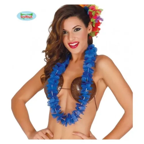 Collar Hawaiano clásico azul tamaño único 17700 GUIRCA