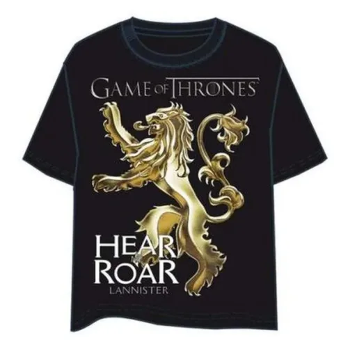Camiseta Juego de Tronos Escudo Casa Lannister Talla S 3565-S COMIC